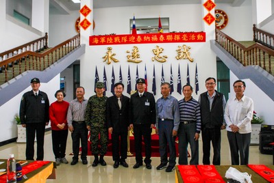 2018年海軍迎新春，視藝系書藝精湛報導圖片